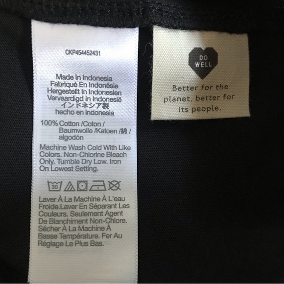 Madewell True Black Tina T-Shirt Dress, XS - Picture 8 of 8